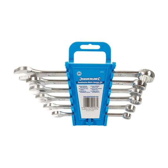 Silverline - Combination Spanner Set 6pce - 8 - 17mm Metric