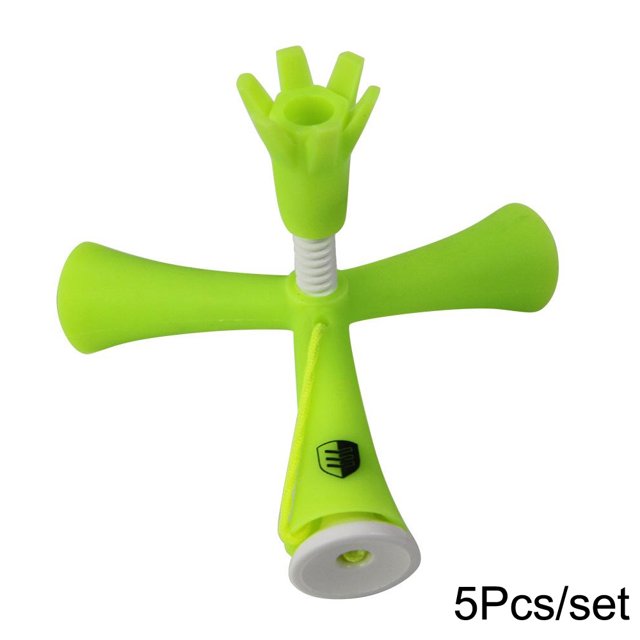 1pcs Adjustable Golf Tee Tripod Height Plastic Golf Tees Holder for Golf Practice Training Golf Ball Accessories Beautiful Gift Green