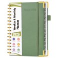 thumbnail image 1 of Planner NOTBOKPA 2026 de piel, tapa dura, semanal, mensual, tamaño A5, 1 of 7