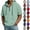 #01 Light Green, variant on Men Lightweight Oversized Hoodie Shirt Short Sleeve Hooded Quarter Zip Casual Pullover with Adjustable Drawstring, #01 Coffee, M