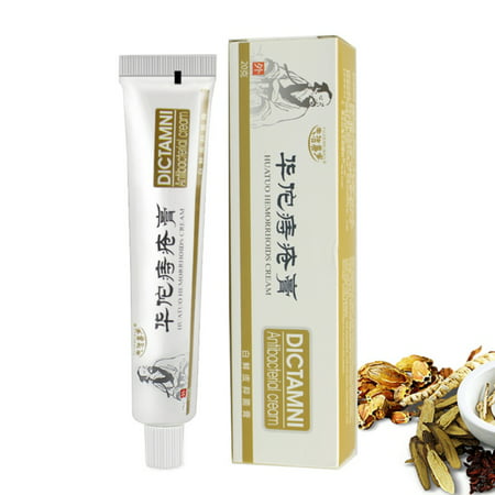Hemorrhoids Ointment Cream, Chinese Medicine HuaTuo, Shrink Swollen Hemorrhoid Tissue, Reduce Heat and Inflammation, Relieve Hemorrhoid Pain, Clear Away Toxic Materials, Remove Decayed
