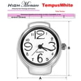 thumbnail image 3 of Anillo reloj moderno VentDepot MXTQB-005 5 Piezas Blanco, 3 of 3