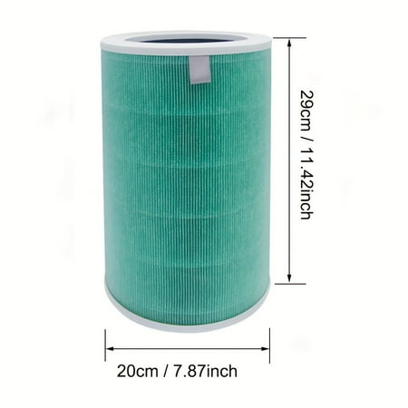 

XTMPMY High Efficiency HEPA Air Purifier Replacement Filters with RFID Chip Compatible with Mi Air Purifier Models 1 Pro 2C 2H 3 3C 3H - Enhanced Plastic and Polypropylene Construc