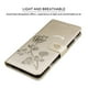 thumbnail image 5 of For iPhone 16 Case Rose Pattern Leather Wallet Phone Cover with Strap - Rose, 5 of 5