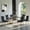 Gold Black Table & Gold Black Chair, variant on 68.9" Dining Table Set for 6, Rectangular Faux Marble Table with Stainless Steel Base and 6 Velvet Tufted Chairs, for Kitchen, Living Room