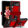 thumbnail image 1 of Funda de teléfono con soporte de anillo anticaída para Samsung Galaxy Z Flip4 Flip 3 Zflip4 Flip 4 5G Flip3, fundas de protección contra caídas Fivean unisex, 1 of 2