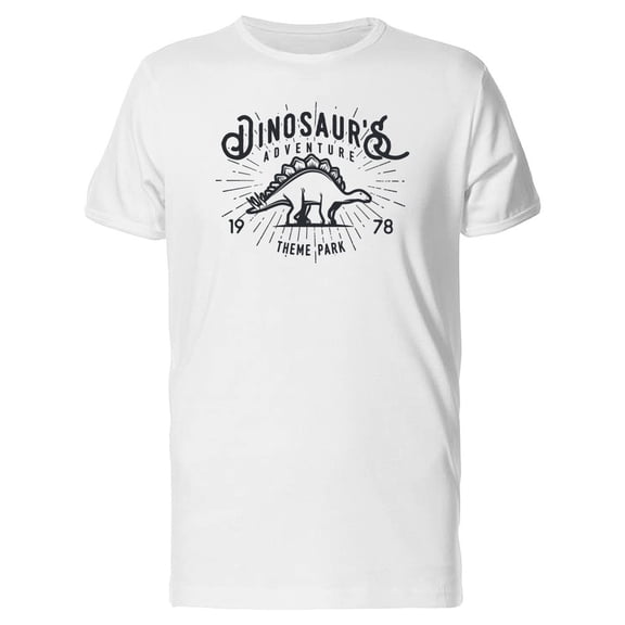 Dinosaurs Adventure Theme Park Tee Men's -Image by Shutterstock