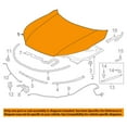 thumbnail image 3 of Fits 13-15 Accord Sedan Front Hood Panel Assembly Primed HO1230169 60100T2FA90ZZ, 3 of 5