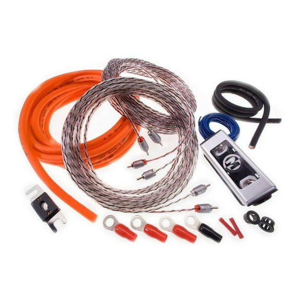 Memphis Audio 8GKIT 8 AWG Car Audio Amplifier Installation Kit Amp 17-8GKIT