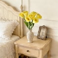 thumbnail image 7 of Artificial Lisianthus,14.96 inch Fake Flowers,7 Pcs Elegant Floral Decor,Ideal for Home Dining Tables,Wedding Table Settings And Indoor Floral Arrangements, 7 of 7