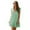 Green, variant on Summer Dresses for Women V Neck Short Sleeve Casual Beach Dress Flowy Ruffle Hem Mini Summer Dresses