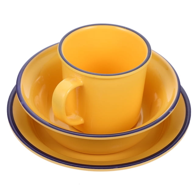 Juego de platos, tazas, cuencos, platos, accesorios para el hogar, decoración, oficina y suministros, elementos esenciales para dormitorios universitarios, esmalte para ensaladas y bebidas.