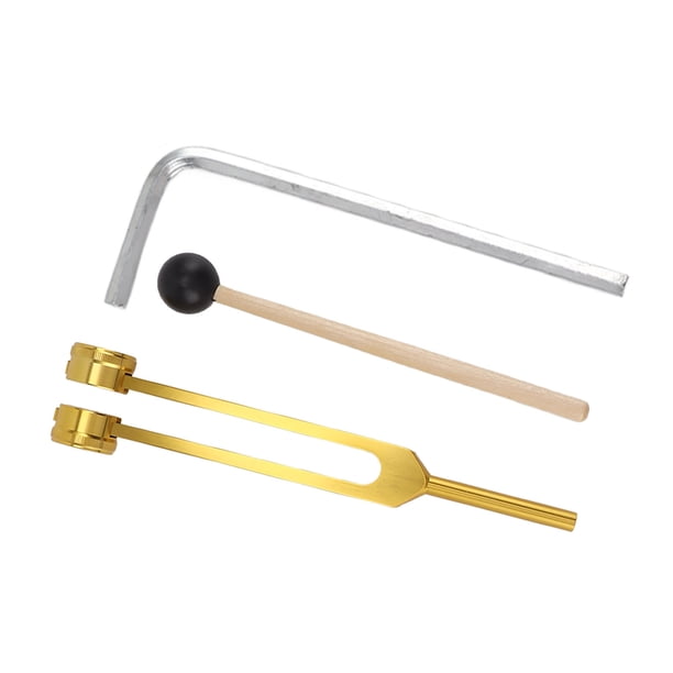 Diapasón, Sonidos Claros Fácil Reproducción Tono Estándar Vibración Estable Diapasón Duradero aleación De Aluminio 128 Hz Amplia Aplicación Con Martillo Para Amigos