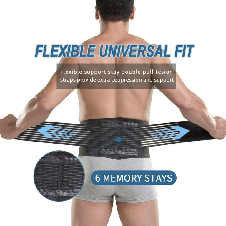 Teeuard Back Brace for Lower Back Pain Relief Sciatica Back Support Belt for Men Women Working Out