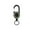 Army Green, variant on Retractable Lanyard with Steel Cable, ID Badge Holder Reel, Heavy Duty Key Retractor for Work and Travel 5 Inch Black