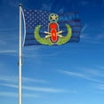 thumbnail image 2 of Dutern Double Sided EOD Explosive Ordnance Disposal Flag Banner 3 Ply with Brass Grommets 3x5 Feet, 2 of 4