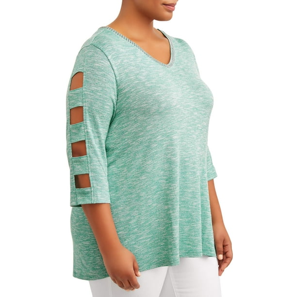 terra & sky v neck t shirt