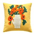 thumbnail image 2 of Zynviq 18x18inch Pillow Covers Multicolor Couch Pillow Covers Flower Decorative Polyester Square with Zipper, 2 of 6