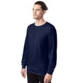 thumbnail image 2 of Hanes Long Sleeve T-Shirt Men's Cotton Tee Essentials Midweight Crewneck S-3XL, 2 of 4