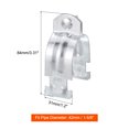 thumbnail image 2 of Unique Bargains 4Pack 1-5/8' EMT Strut Clamps Steel with Bolt Nut for Rigid Conduit and Pipe, 2 of 5