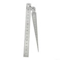 thumbnail image 4 of Feeler Hole Welding Inspection Ruler Depth Gauge 1-150mm Measure Taper Width, 4 of 11