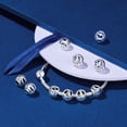 thumbnail image 4 of Erizteya X Letter Alphabet Charm 925 Sterling Silver A-Z Initial Beads Fits Europeans Bracelet and Necklace, 4 of 7