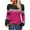 Hot Pink women sweater, variant on Tuphregyow Women Pullover Sweater Top Stripe Print Trendy Oversized Fuzzy Party Outdoor Chunky Warm Knit Sweater Casual Jumper Tops Crew Neck Long Sleeve Blue XXL