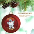 thumbnail image 3 of Ghostbusters Stay Puft Christmas Balls Sparkling Christmas Tree Hanging Ornaments Party Home Decor Xmas Christmas Gifts, 3 of 8