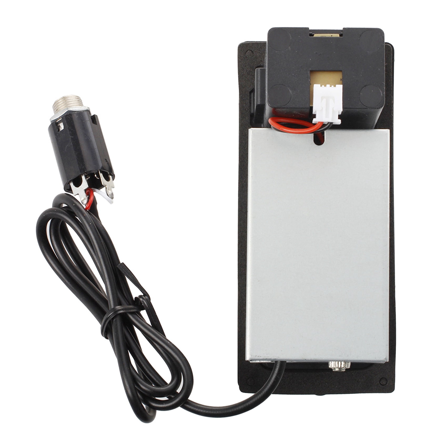 Complete Kit EQ Pre-Amp Plus Pickup for Acoustic Guitar with 1 Pair of Single Coil Soap Bar Pickups for Electric Guitar