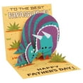 thumbnail image 3 of Up With Paper Carte de Vœux Pop-Up Treasures - Papasaurus, 3 of 4