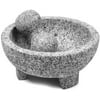 IMUSA USA MEXI-2011M Super Heavy Traditional Granite Molcajete Spice Grinder, 8-Inch, Gray, 8