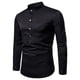thumbnail image 1 of Hombres Casual Sólido de Moda Cuello Alto Manga Variable Jersey Longitud Camisa de Manga Larga Blusa Odeerbi  ODB-6, 1 of 4