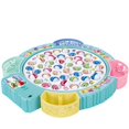 thumbnail image 1 of Juguetes magnéticos para juegos de pesca, juego de mesa giratorio con música que incluye 45 peces y 8 cañas de pescar, juguetes para fiestas para niños, 1 of 5
