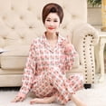 thumbnail image 1 of REDHOTYPE Pyjama de Mère Femmes Printemps et Automne Manches Longues Grande Taille Nouvelle Mode Floral Coton Homewear Set, 1 of 2