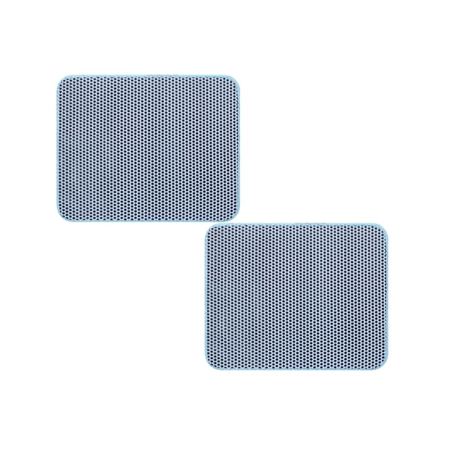 Lot de 2 Tapis Absorbants pour Litière de Chat pour Intérieur Tapis d'Entraînement Durables en EVA Étanches Lavables Réutilisables pour Chats et Chiens 60cm