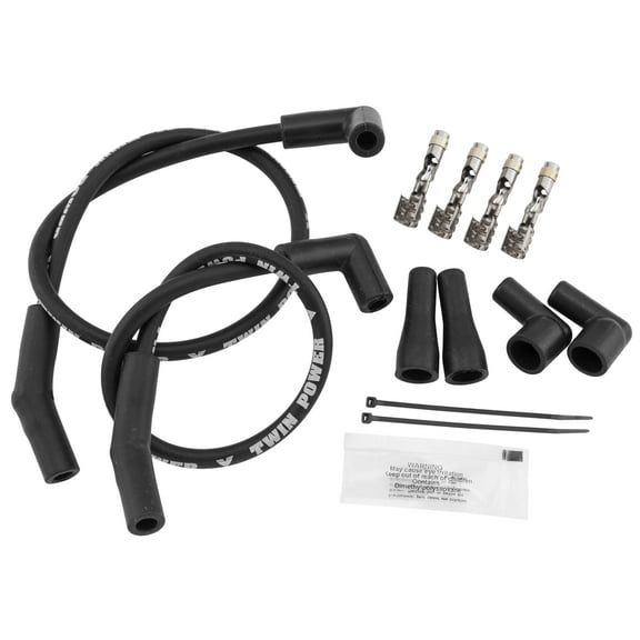 Twin Power Universal Ignition Wires Black TP6629B