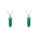 thumbnail image 1 of Colgantes Amuletos de cristal puntiagudos Sonducket Hexágono Verde 2piezas, 1 of 6