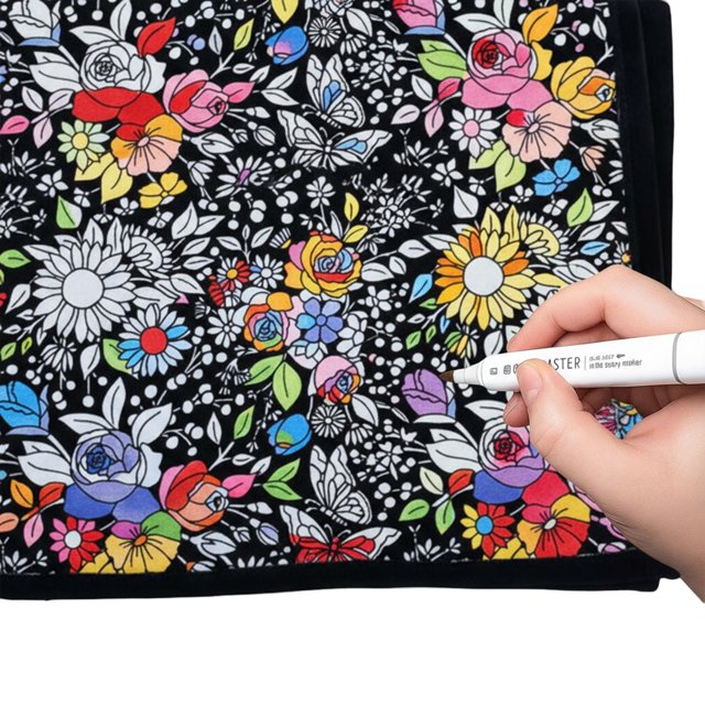 Manta para Colorear DIY Con Rotuladores (G)