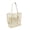 Beige, variant on Large Foldable Mesh Beach Bag for Women & Girls,Sandproof Beach Tote Bag with Zipper Pocket,Mesh Swimming Bag,Toys Pool Bag for Family Beach Trip & Cruise Essentials