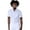 White, variant on Men's 100% Cotton Casual Summer Beach Button Down Short Sleeve Shirt by BOHIO