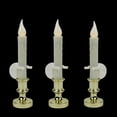 thumbnail image 3 of Pack of 3 LED Battery Operated Flickering Window Christmas Candle Lamps 8.5", 3 of 3