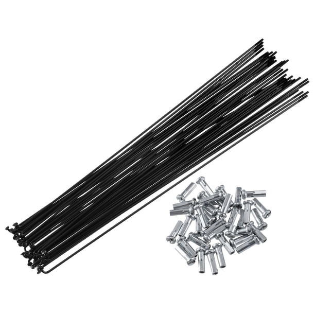 36uds Bicicleta Acero Radios 14G Bicicleta Rayos 266mm Longitud con Pezones