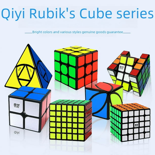 Cubo de Rubik de hoja de arce con pirámide de piezas Qiyi Warrior S Sailing W 2345, venta al por mayor, juguetes educativos para educación temprana