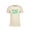 Cream, variant on Peace and Love Adult Unisex Short Sleeve T-Shirt-Cream-Large