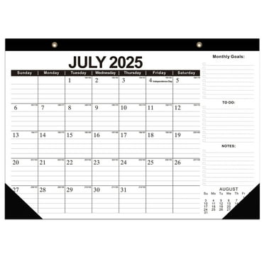 VINAUO Desk Calendar 2025-2026, Desktop Calendar from Jul 2025 To Dec 2026 ,17x 12" Desk Wall Calendar with To-Do List and Notes, 2025 Desk Calendar for School  Home Planning