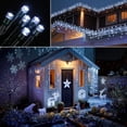thumbnail image 5 of ¡Liquidación de guirnaldas de luces solares para exteriores! Luces navideñas solares de 22,8 m y 200 LED, 8 modos de iluminación, resistentes al agua, para decoración de jardín, patio, fiesta y luces, 5 of 5