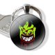 thumbnail image 1 of Llavero colgante de cabujón de cristal para coche, llaveros hechos a mano, diseño de dibujos animados, moda creativa, Spitfire Wheels, púrpura, 1 of 4