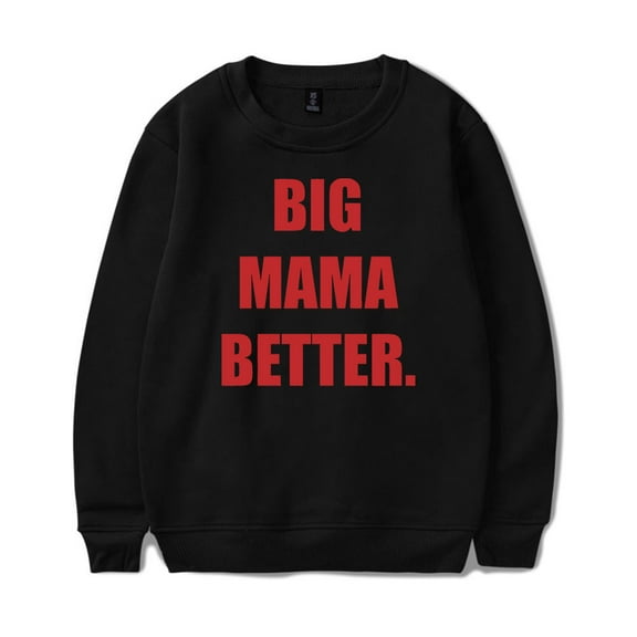 Latto Big Mama Crewneck Sweatshirt Women Men Long Sleeve Pullovers