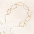thumbnail image 3 of Miallo Delicate Sparkly Crystals Gold Hair Vine with Ribbon, Elegant Pearl Wedding Hair Accessories for Bridal and Bridesmaids, Gift for Anniversary and Party, 3 of 7