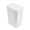 White, variant on PHIGZNT Bathroom Trash Can with Lid, 4.3 Gallon / 16 Liter Small Garbage Can with Press Top Lid, Plastic Wastebasket with Pop-Up Lid for Toilet, Office, Bedroom, Living Room Gray One Size